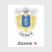 Wapen van Isernia, Italië Sticker (Vel)