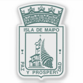Wapen van Isla de Maipo, Chili Sticker