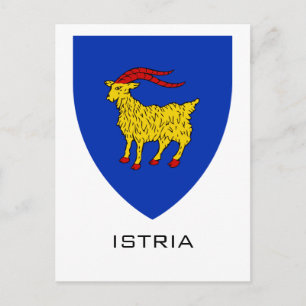 Wapen van Istrië Adriatisch Erfgoed Briefkaart