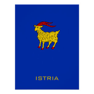 Wapen van Istrië Adriatisch Erfgoed Perfect Poster