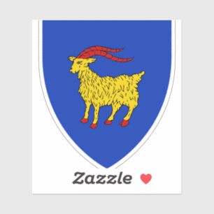Wapen van Istrië in Kroatië Sticker
