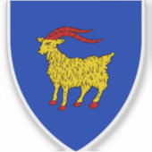 Wapen van Istrië in Kroatië Sticker (Voorkant)