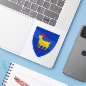 Wapen van Istrië in Kroatië Sticker (Laptop met iPhone)