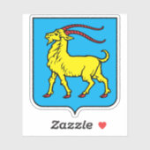 Wapen van Istrië, Kroatië Sticker (Vel)