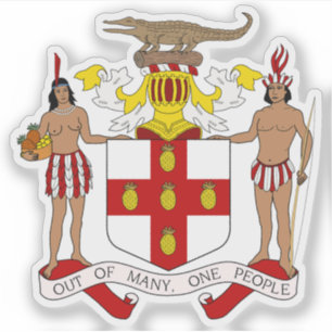 Wapen van Jamaica Sticker