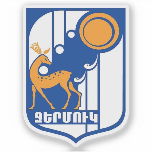 Wapen van Jermuk, Republiek Armenië Sticker (Voorkant)