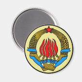WAPEN VAN JOEGOSLAVIË MAGNEET (Voorkant / Achterkant)