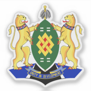 Wapen van Johannesburg, de Republiek Zuid-Afrika Sticker