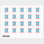 Wapen van Kaliningrad Ronde Sticker (Vel)