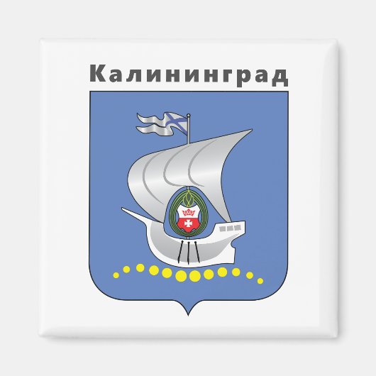 Wapen van Kaliningrad, RUSLAND Magneet (Voorkant)