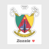 Wapen van Kameroen Sticker (Vel)