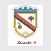 Wapen van Kamëz, Albanië Sticker (Vel)