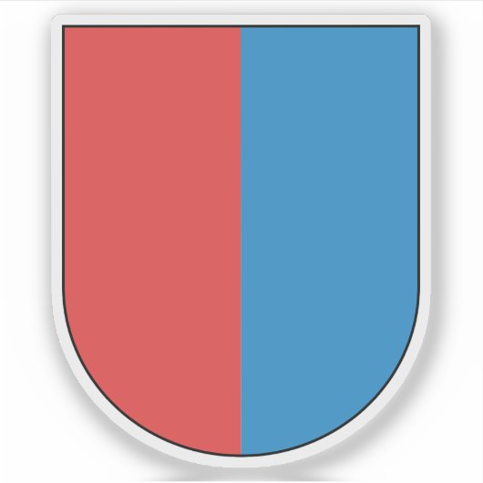 Wapen van kanton Ticino, Zwitserland Sticker (Voorkant)