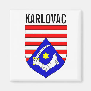 Wapen van Karlovac County, Kroatië Magneet