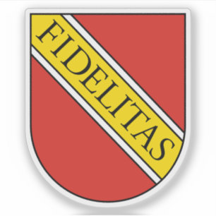 Wapen van Karlsruhe, Duitsland Sticker