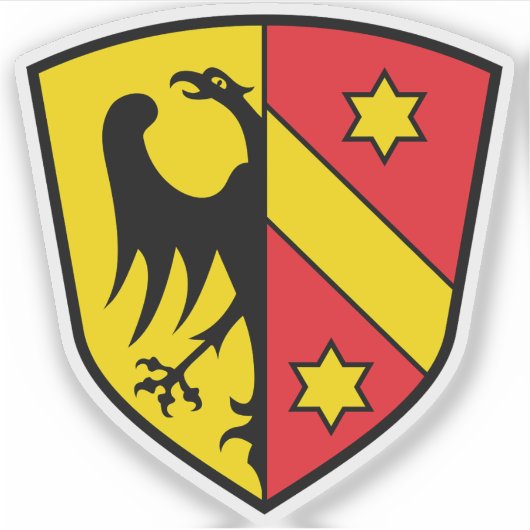 Wapen van Kaufbeuren, Duitsland Sticker (Voorkant)