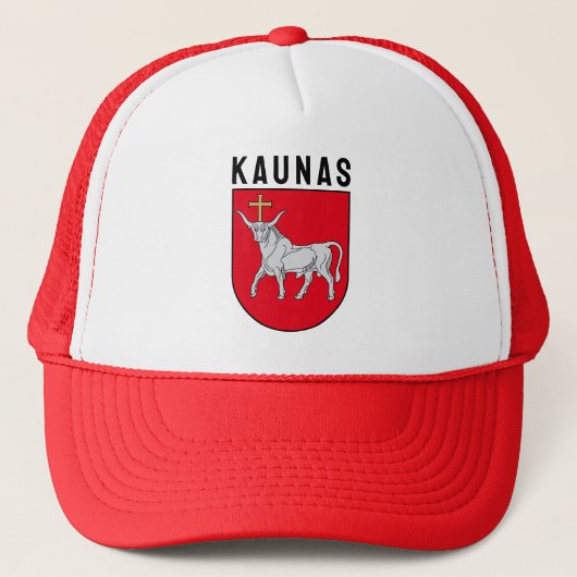 Wapen van Kaunas, Litouwen Trucker Pet (Voorkant)