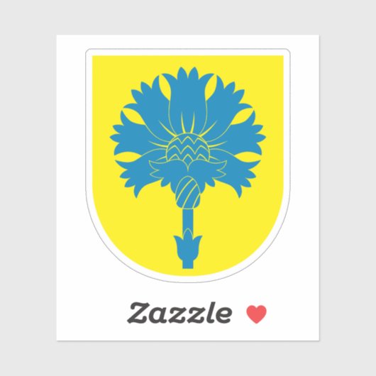 Wapen van Keila, Estland Sticker (Vel)