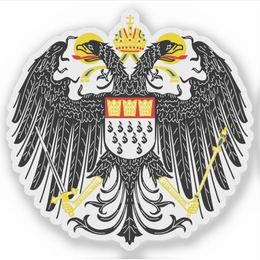 Wapen van Keulen (Keulen), Duitsland Sticker (Voorkant)