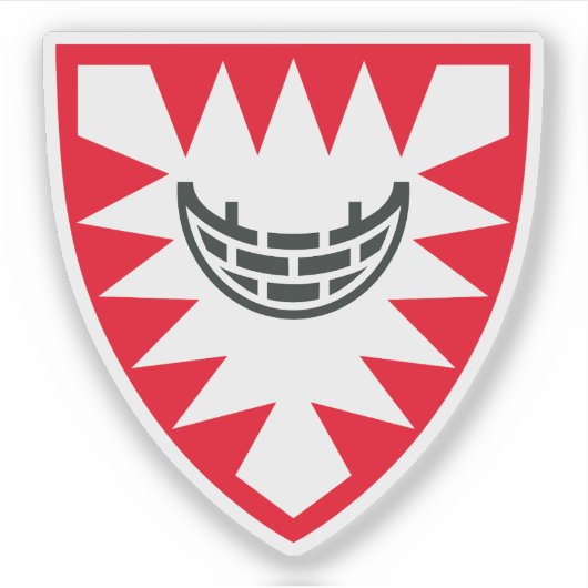 Wapen van Kiel, Duitsland Sticker (Voorkant)