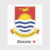 Wapen van Kiribati Sticker (Vel)