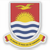 Wapen van Kiribati Sticker (Voorkant)
