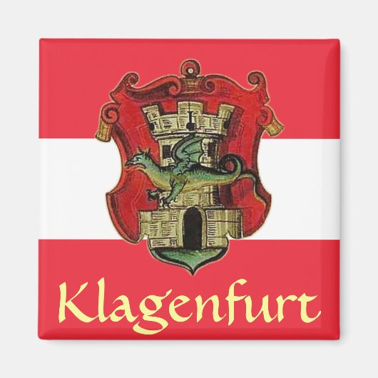 Wapen van Klagenfurt Magneet (Voorkant)