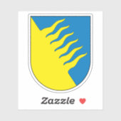 Wapen van Kohtla-Järve, Estland Sticker (Vel)