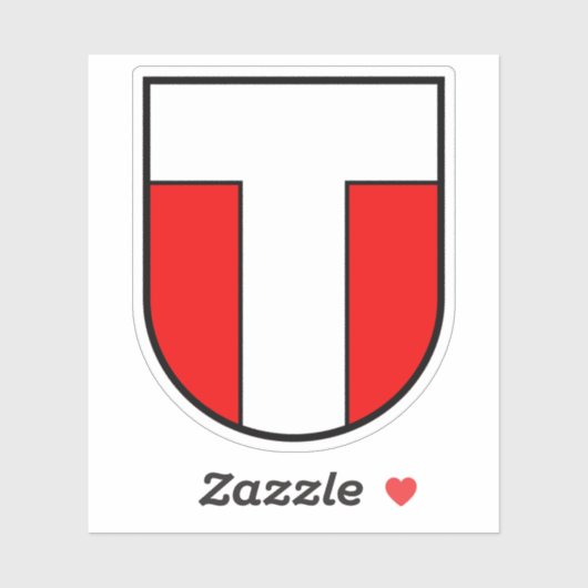 Wapen van Konolfingen, Zwitserland Sticker (Vel)