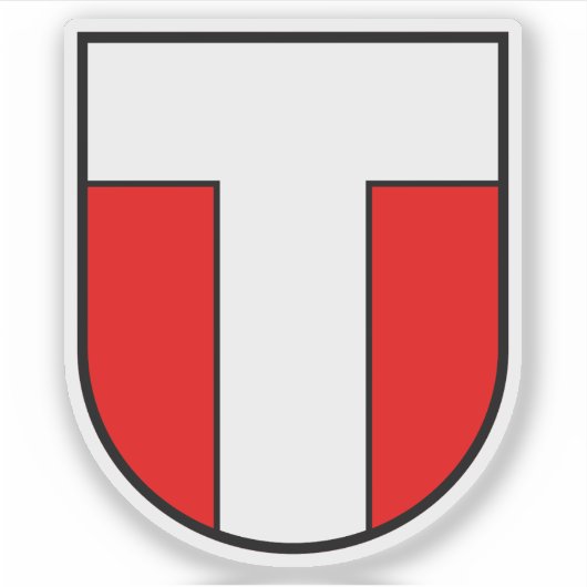 Wapen van Konolfingen, Zwitserland Sticker (Voorkant)