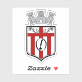 Wapen van Korçë, Albanië Sticker (Vel)