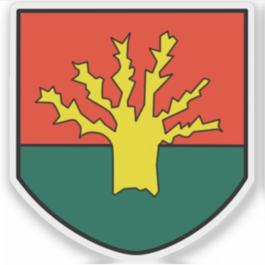 Wapen van Koudougou, Burkina Faso Sticker (Voorkant)