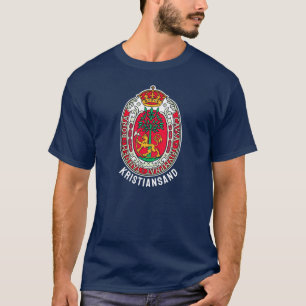 Wapen van Kristiansand, NOORWEGEN T-shirt