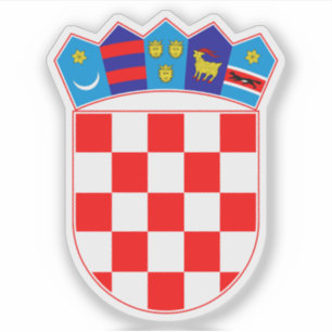 Wapen van Kroatië Sticker