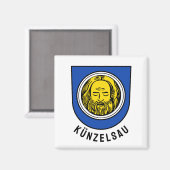 Wapen van Künzelsau, Duitsland Magneet (Voorkant / Achterkant)