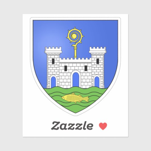 Wapen van La Ciotat, Bouches-du-Rhône Sticker (Vel)