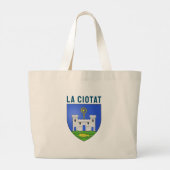 Wapen van La Ciotat - Frankrijk Grote Tote Bag (Achterkant)