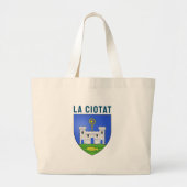 Wapen van La Ciotat - Frankrijk Grote Tote Bag (Voorkant)