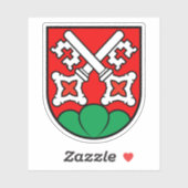 Wapen van La Neuveville, Zwitserland Sticker (Vel)