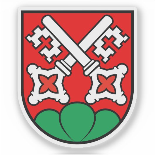 Wapen van La Neuveville, Zwitserland Sticker (Voorkant)