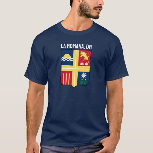 Wapen van La Romana, Dominicaanse Republiek T-shirt (Voorkant)