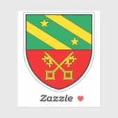 Wapen van Lancy, Zwitserland Sticker (Vel)