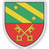 Wapen van Lancy, Zwitserland Sticker (Voorkant)