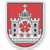 Wapen van Landshut, Duitsland Sticker (Voorkant)