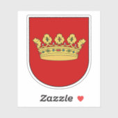 Wapen van Lanškroun, Tsjechië Sticker (Vel)