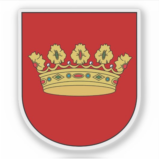 Wapen van Lanškroun, Tsjechië Sticker (Voorkant)