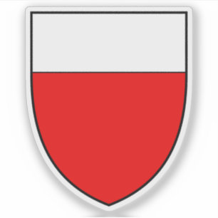 Wapen van Lausanne, Zwitserland Sticker