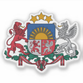 Wapen van Letland Sticker