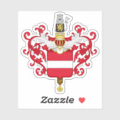 Wapen van Leuven, België Sticker (Vel)