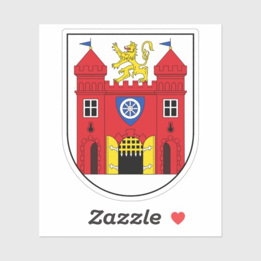 Wapen van Liberec, Tsjechië Sticker (Vel)